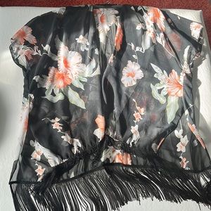 Kimono with Fringe bottom